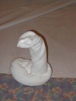 Towel Snake on Bed